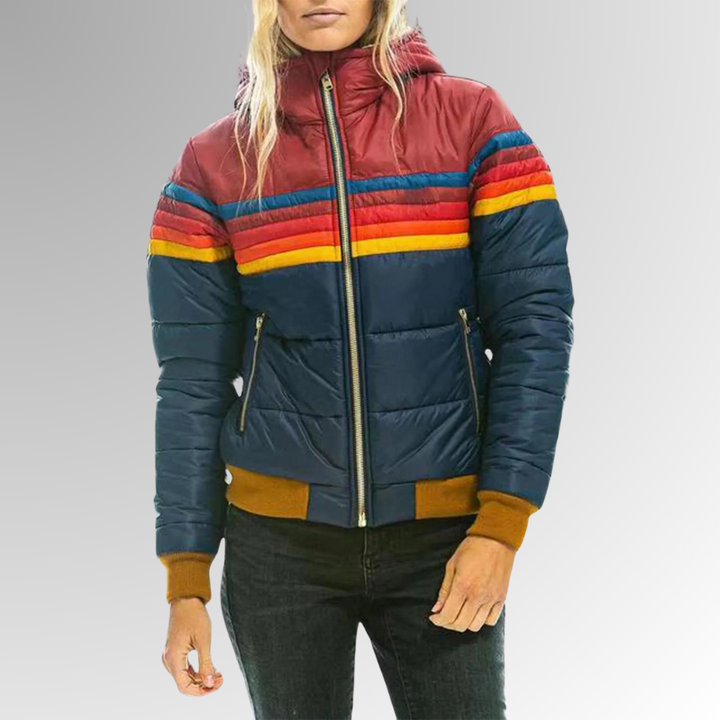Front view of a model wearing a slim fit women&