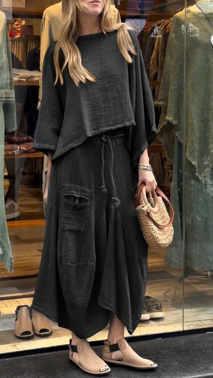 Front view of a model wearing the Eliza women&