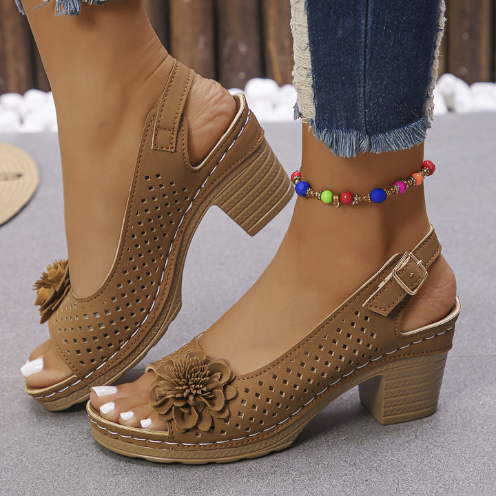 Three quarter view of beige women&