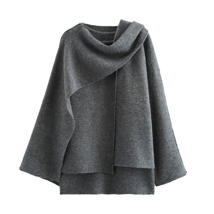 Front view of a dark grey women&