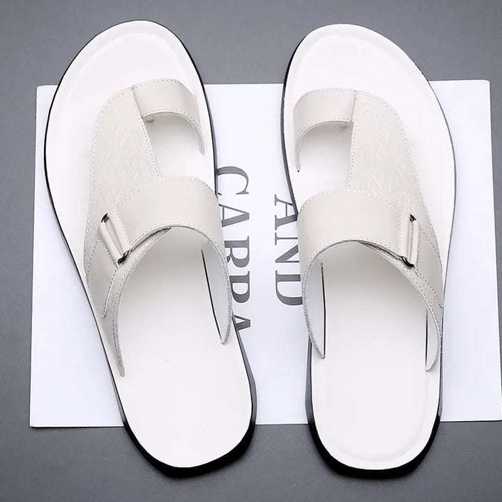Flat lay of a pair of white men&