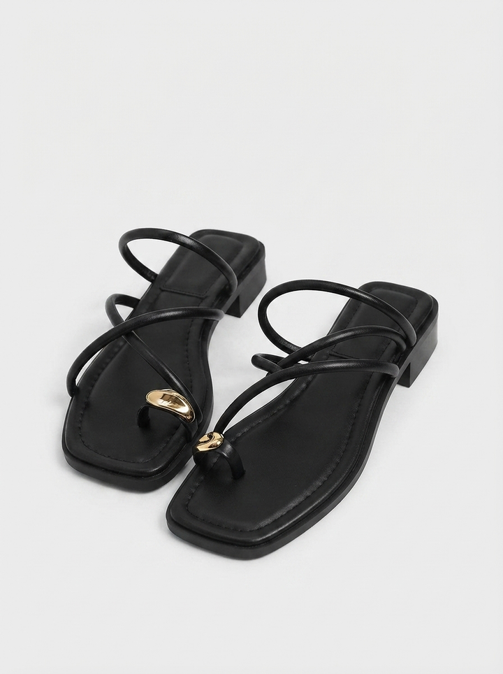 Cross Strap Slide Sandals Australia: Everyday Summer - front view