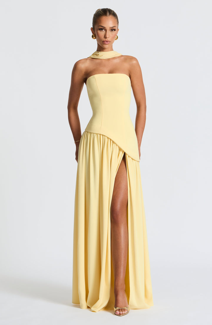 Front view, model wearing elegant women&