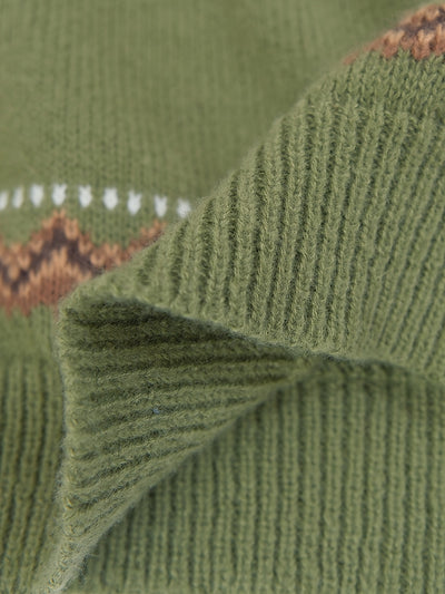 Elsa | Cosy Geometric Knit Sweater