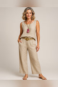 Women's Cotton Boho-Chic Two-Piece Set: Amelia