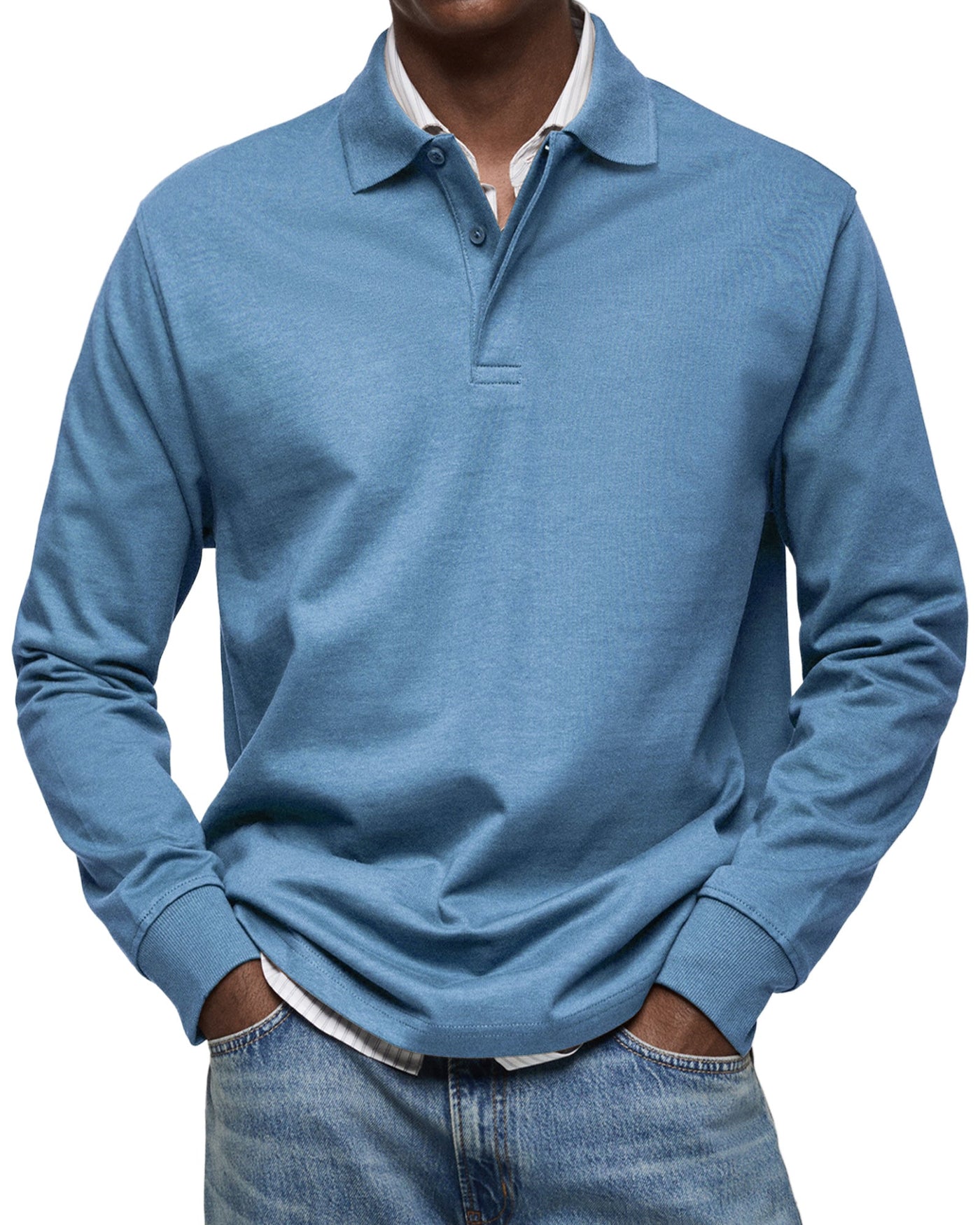 Hudson™ | Long-Sleeved Polo Shirt