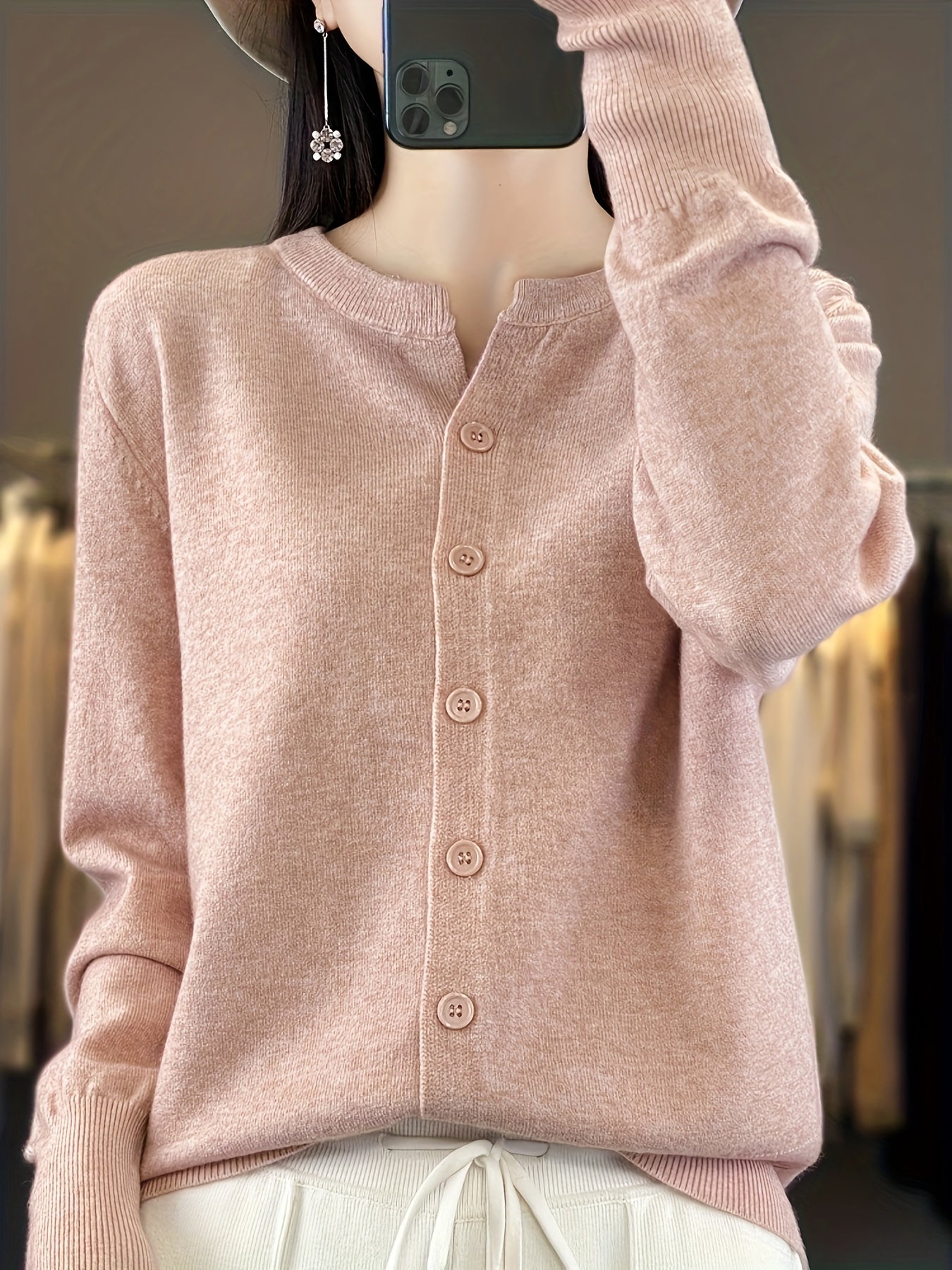 Ula | Cozy Buttoned Knit Cardigan