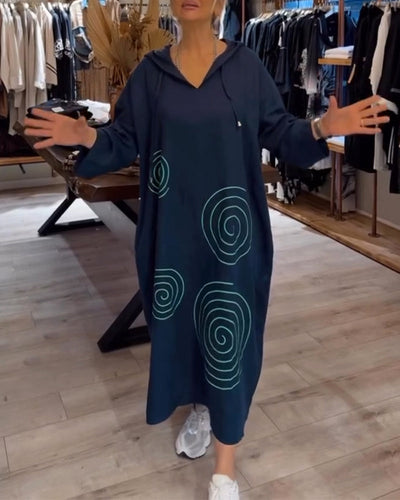 Dress™ | with hood, long sleeves, wide