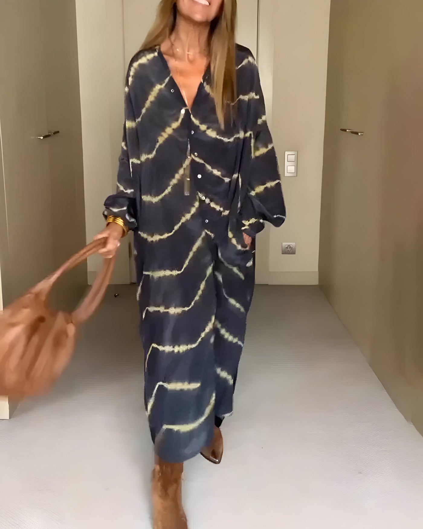 Chelsea™ | Boho Striped Maxi Dress