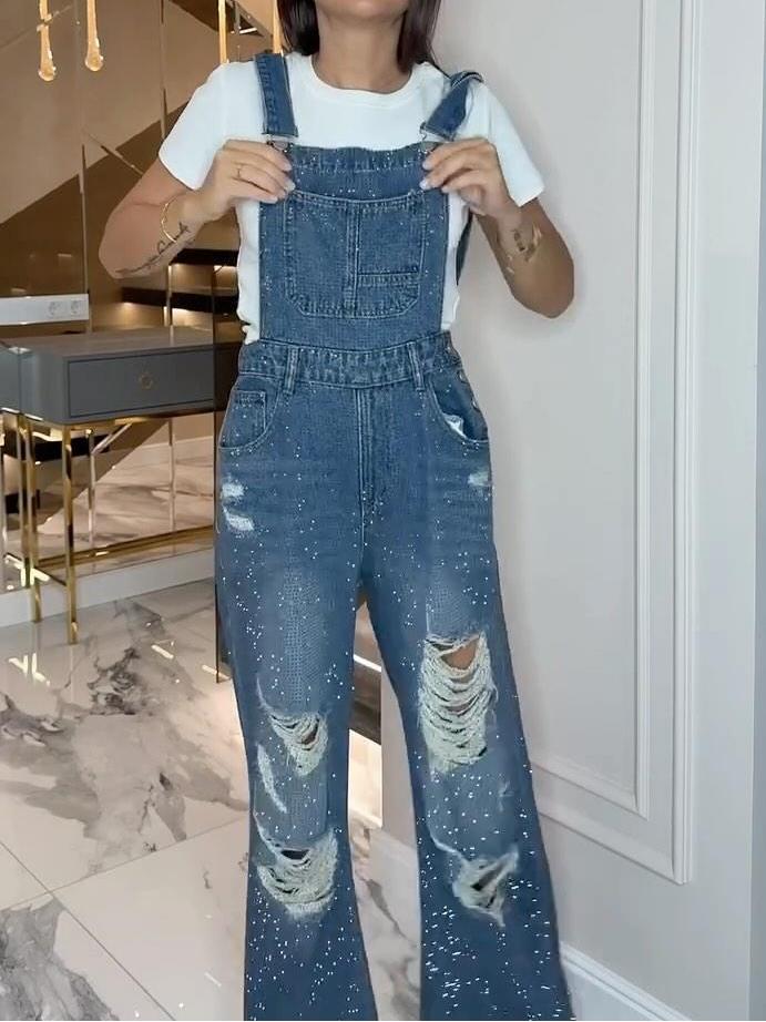 Ripped™ | Denim Overalls