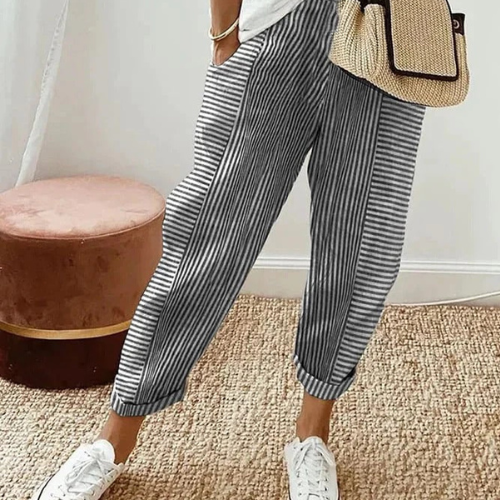 Alexis™ | Loose Cropped Pants with Pockets