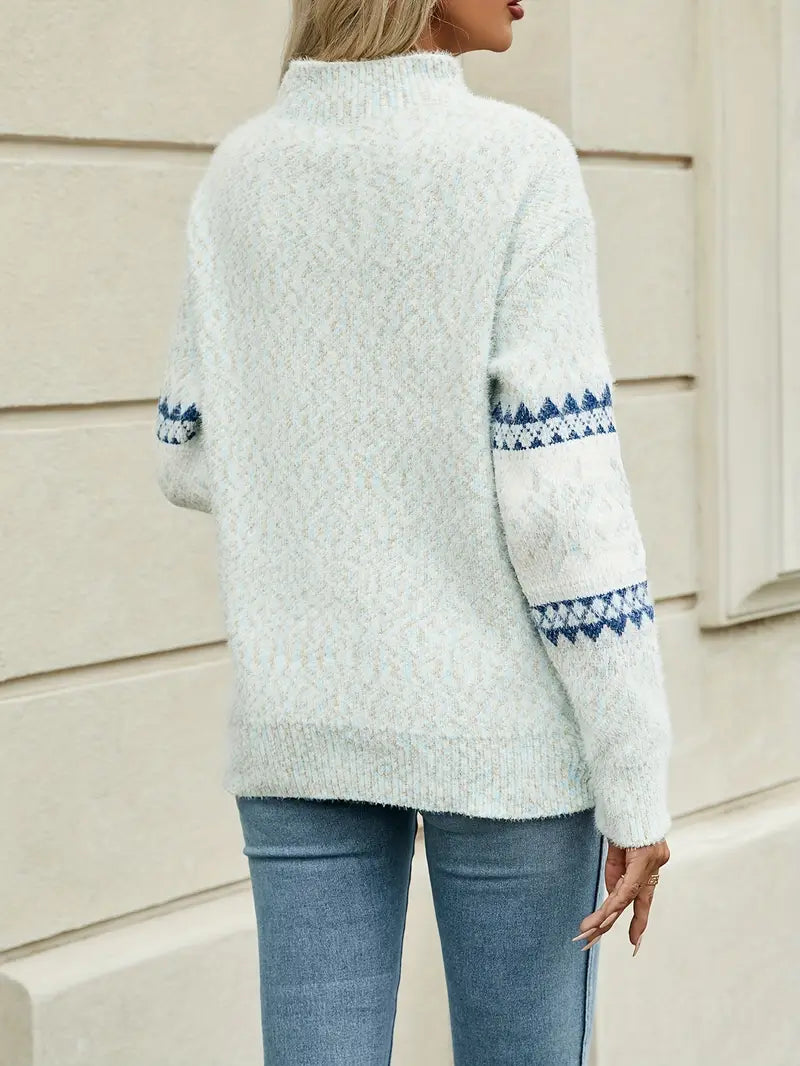 Elsa™ | Women's Sweater with Icelandic Patterns