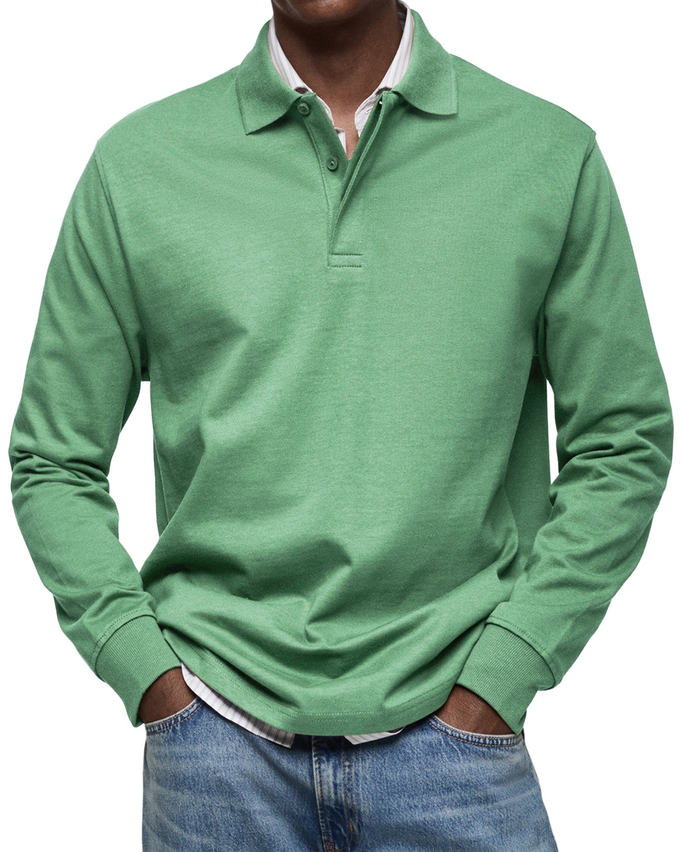 Hudson™ | Long-Sleeved Polo Shirt