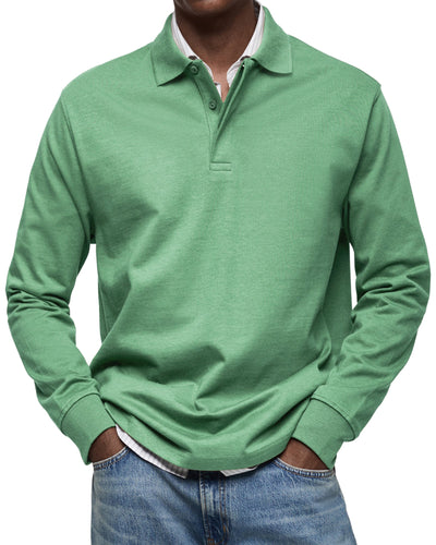Hudson™ | Long-Sleeved Polo Shirt