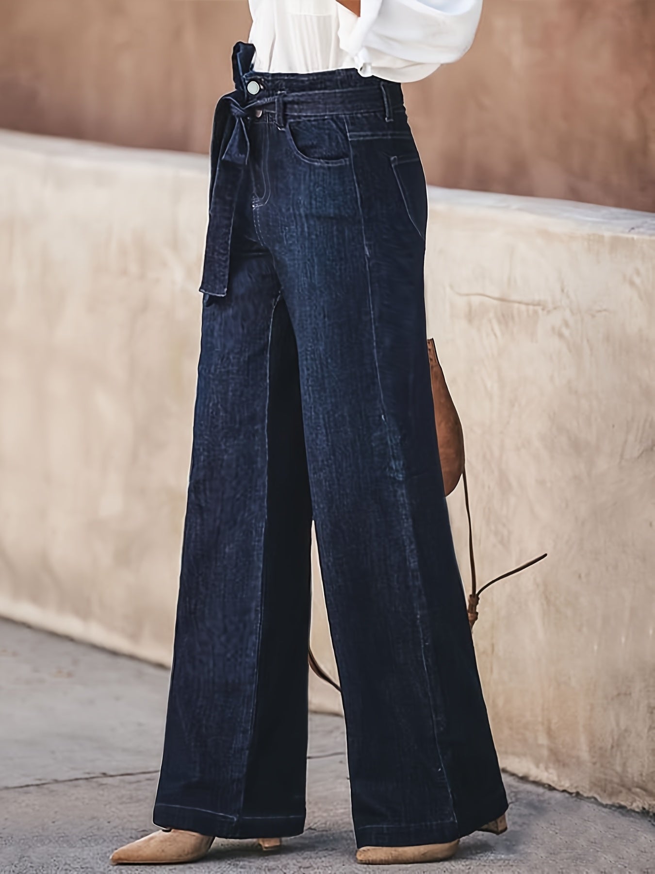 Faye | High-Waisted Wide-Leg Jeans