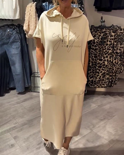 Solis™ | Women's Casual Long Hoodie Dress with Pockets