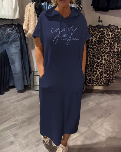 Solis™ | Women's Casual Long Hoodie Dress with Pockets
