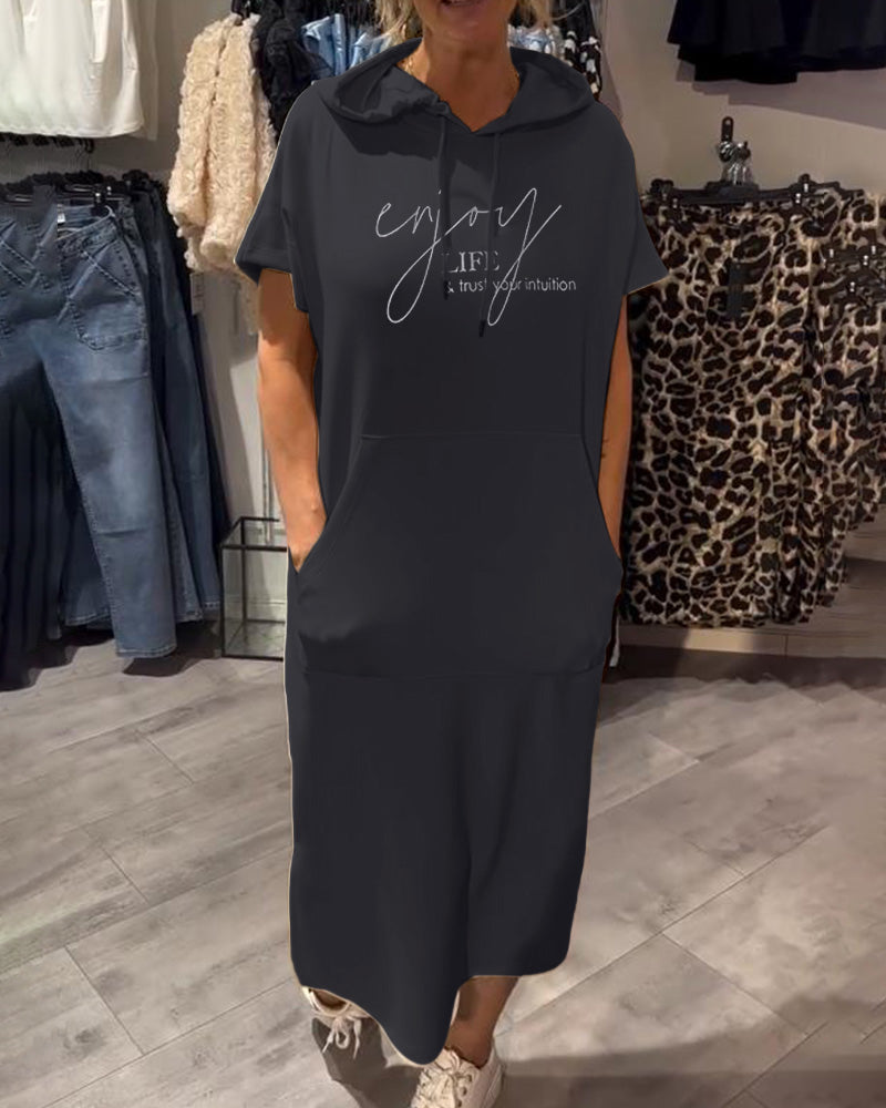 Solis™ | Women's Casual Long Hoodie Dress with Pockets