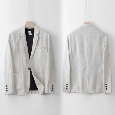 Michael™ | Cotton-Linen Blazer and Pants Set