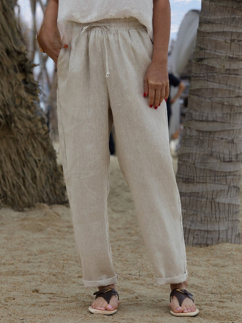 Ruby ™ | Women's 100% Linen Casual Pants