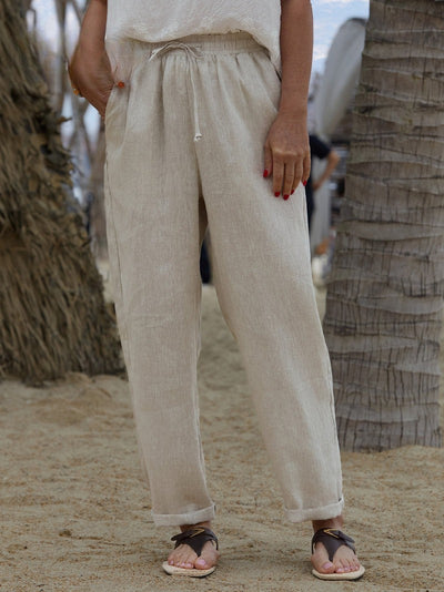 Ruby ™ | Women's 100% Linen Casual Pants