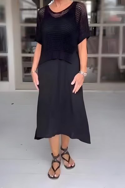 Brielle™ | Summer Dress with Knitted Top