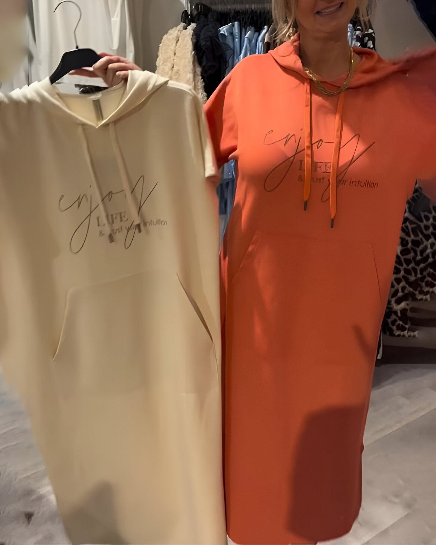 Solis™ | Women's Casual Long Hoodie Dress with Pockets