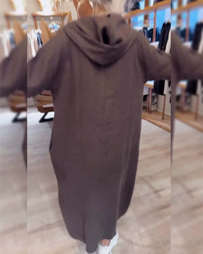 Dress™ | with hood, long sleeves, wide