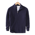 Men's Luxury Knit Sweater with Zipper – Premium Comfort