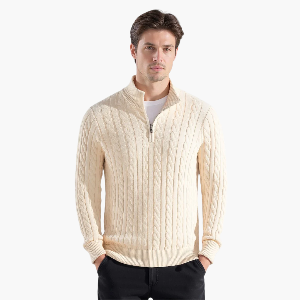 Kai | Luxury Knit Sweater with Zipper