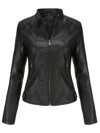 Kendra | Slim Fit Biker Jacket