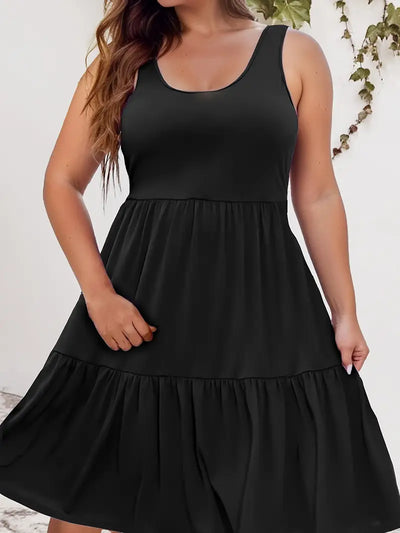 Amaya | Plus-Size Sleeveless Casual Dress