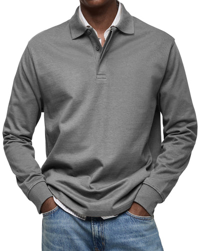 Hudson™ | Long-Sleeved Polo Shirt