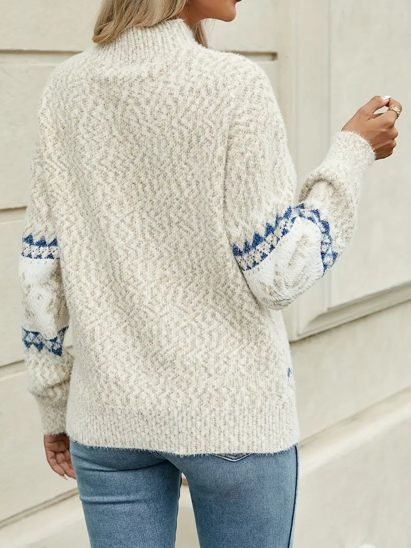 Elsa™ | Women's Sweater with Icelandic Patterns