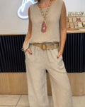 Women's Cotton Boho-Chic Two-Piece Set: Amelia