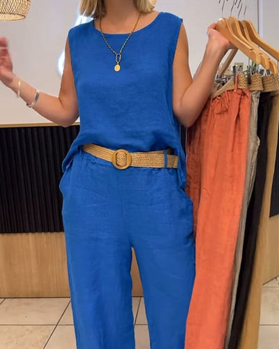 Amelia™ | Cotton Boho-Chic Two-Piece Set