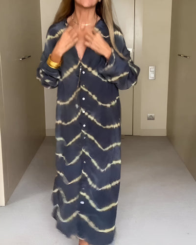 Chelsea™ | Boho Striped Maxi Dress