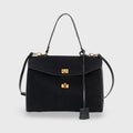 Women's Premium Shoulder Bag – Vegan Leather & Suede