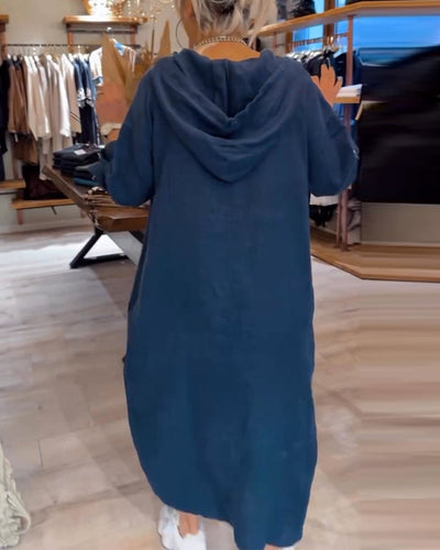 Dress™ | with hood, long sleeves, wide