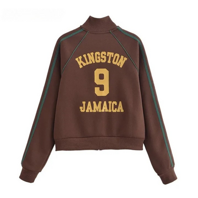 Stella™ – Retro Contrast Sweater & Velvet Pants Set