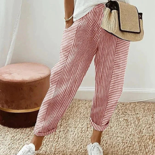 Alexis™ | Loose Cropped Pants with Pockets