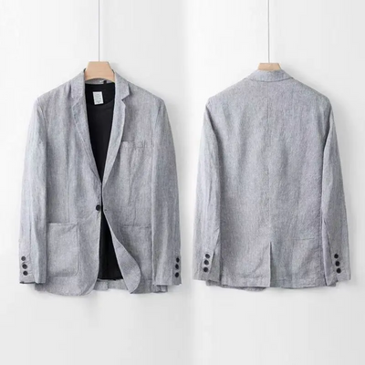 Michael™ | Cotton-Linen Blazer and Pants Set