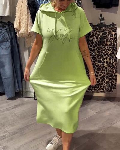 Solis™ | Women's Casual Long Hoodie Dress with Pockets