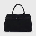 Women's Suede Handbag and Shoulder Bag – Sara