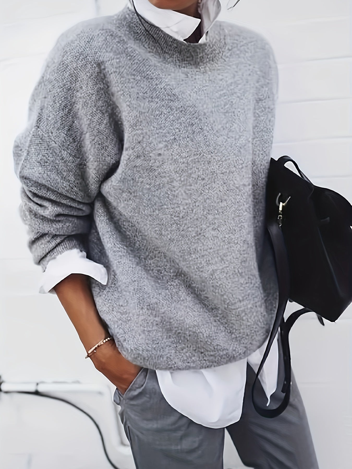 Xavier | Cozy Plus-Size Knit Sweater