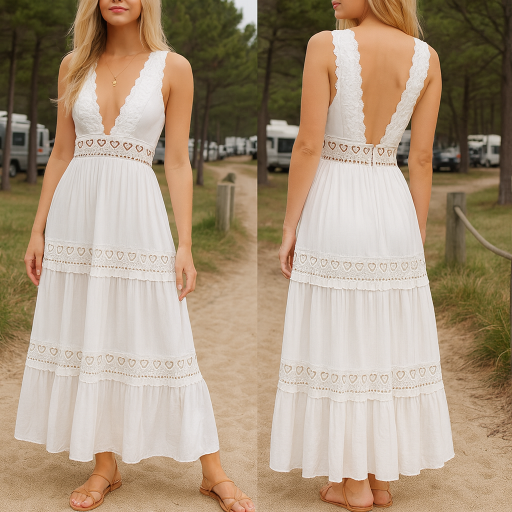 Margo™ | Elegant Bohemian Vacation Dress