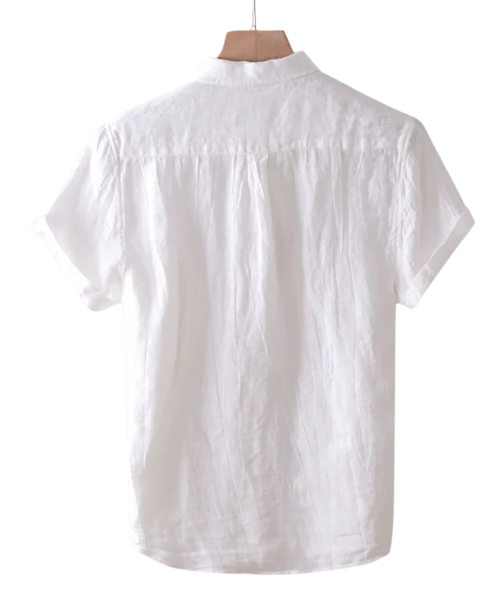 Leon™ | Vintage Pleated Linen Shirt for Men