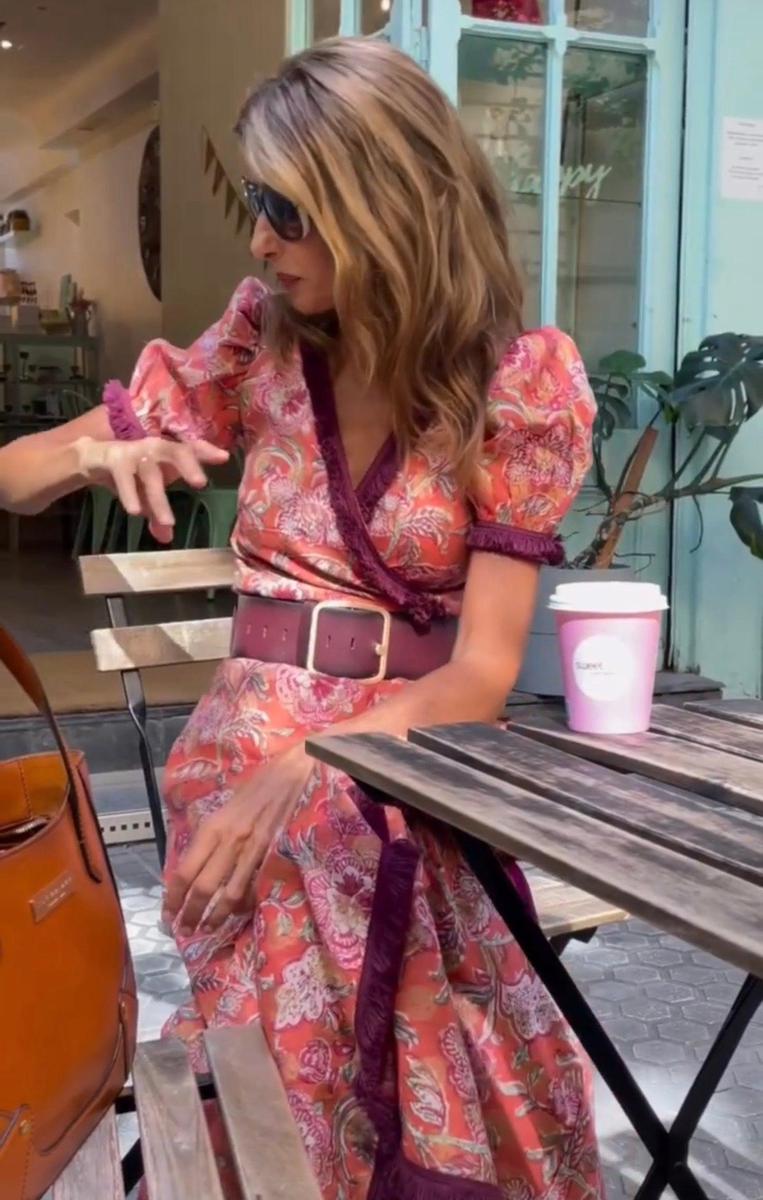 Elegant™ | Pink Maxi Dress with Short Sleeves