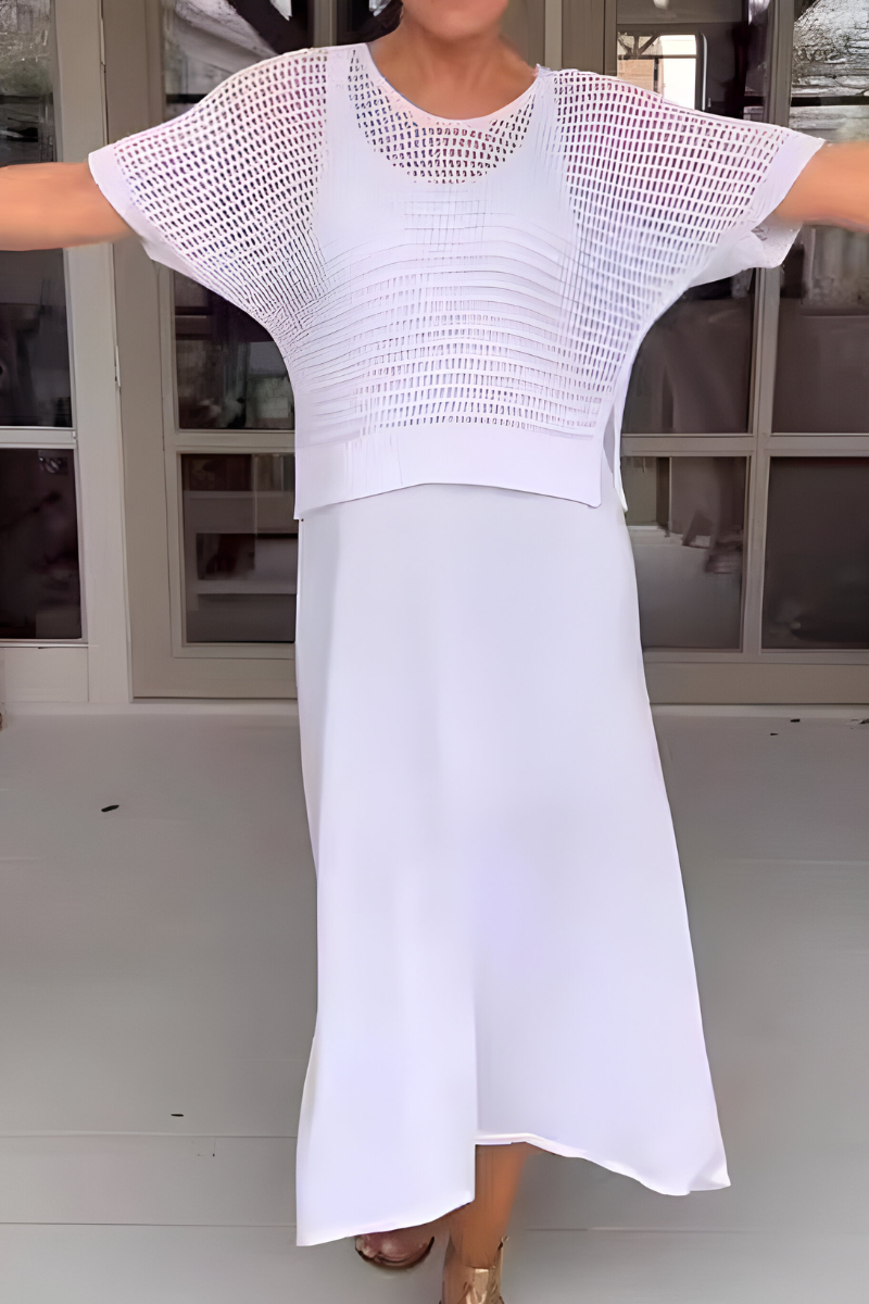 Brielle™ | Summer Dress with Knitted Top