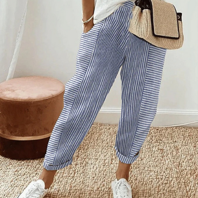 Alexis™ | Loose Cropped Pants with Pockets